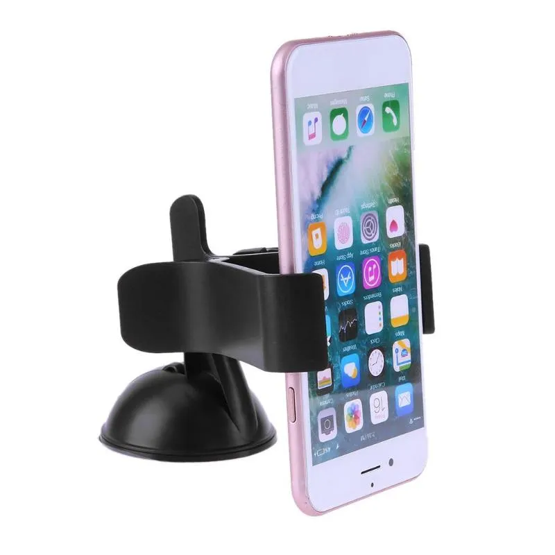 360 Degree Rotatable Car Suction Cup Windshield Phone Mount Holder Car Phoen Clip Bracket Holder For iPhone 4S 5 5S 6 GPS