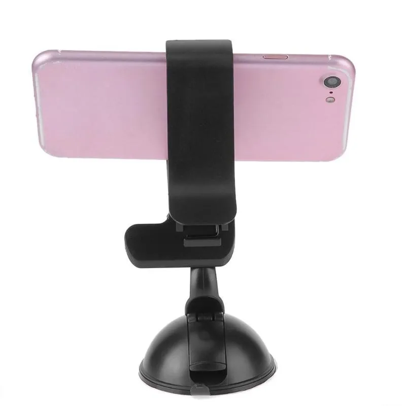 360 Degree Rotatable Car Suction Cup Windshield Phone Mount Holder Car Phoen Clip Bracket Holder For iPhone 4S 5 5S 6 GPS