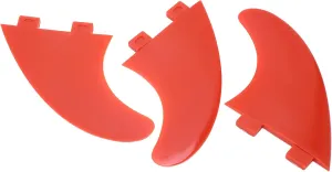3Pcs Glass Fiber Thruster Fins Surfboard Fins Set for Longboard Upright Paddle Board, Stable Directionality, Wear, Suitable for Inflatable Surfboards, with Flexibility, Easy