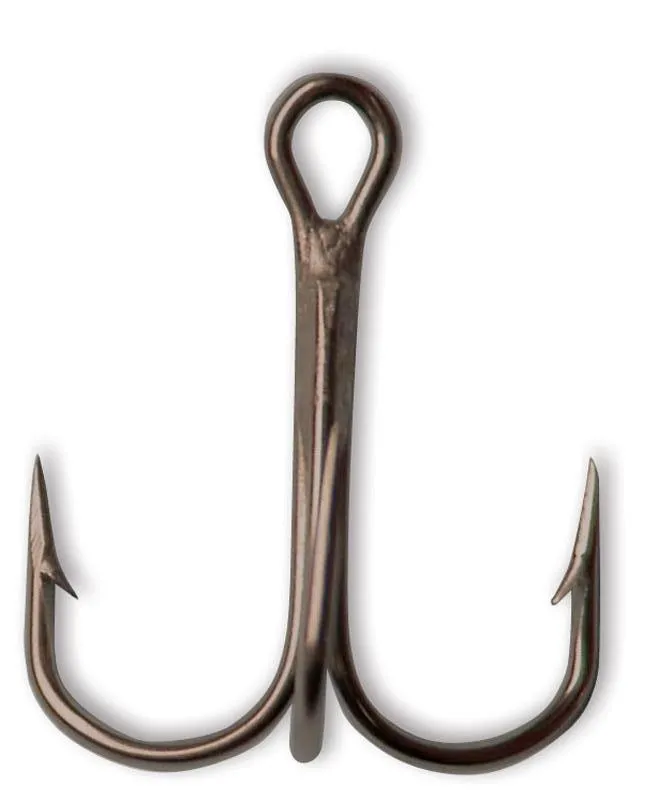 4x Strong Kingfish Treble 3599C-BR - 25pk - Mustad