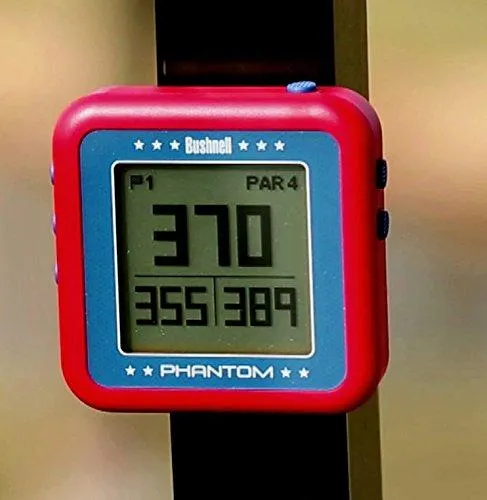 Bushnell Phantom (Black) Power Bundle with PlayBetter Portable USB Charger (2200mAh) | Handheld Golf GPS, Built-in Golf Cart Magnet, 35,000  Pre-Loaded Courses, Compact & Lightweight