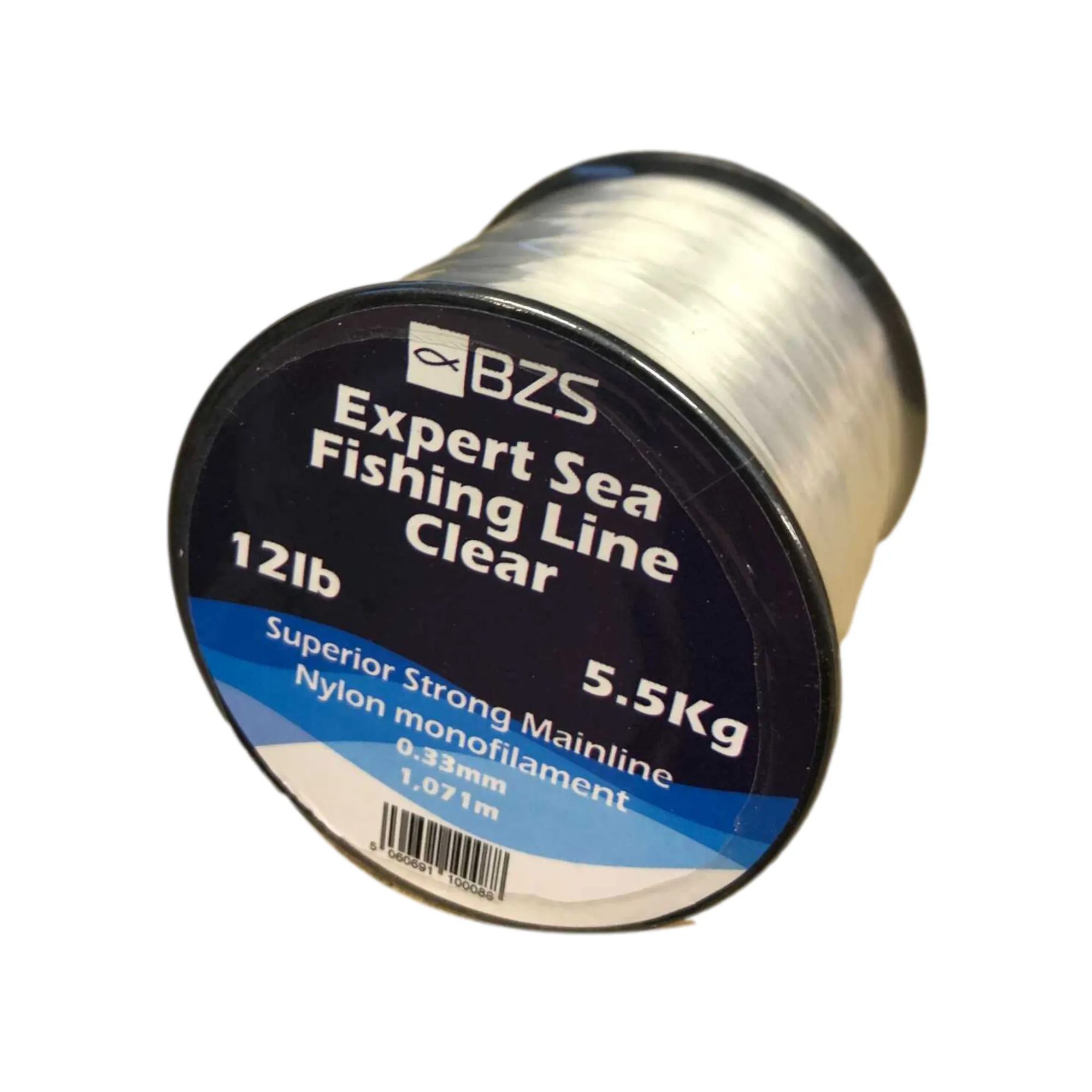 BZS Expert Sea Fishing Line Clear Monofilament Spools 4lb 5lb 6lb 8lb 10lb 12lb 15lb 20lb 25lb 30lb 40lb 50lb 60lb