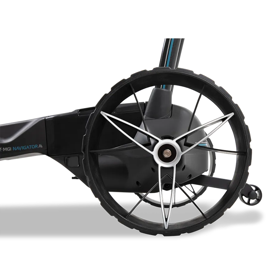 CHARIOT ÉLECTRIQUE MGI NAVIGATOR AI GPS  ET MANETTE DE CONTROL