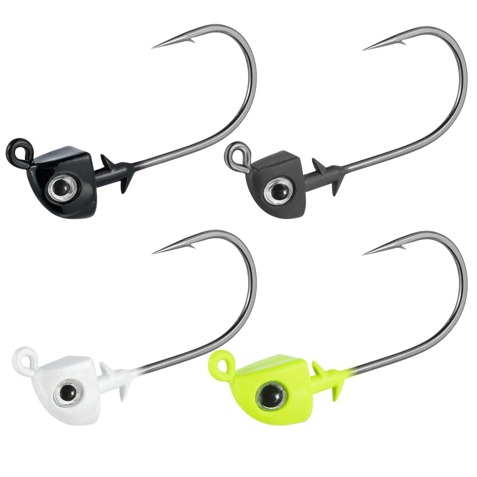 Dr.Fish 10pcs ungsten Swimbait Jig Heads  1/8-3/8oz