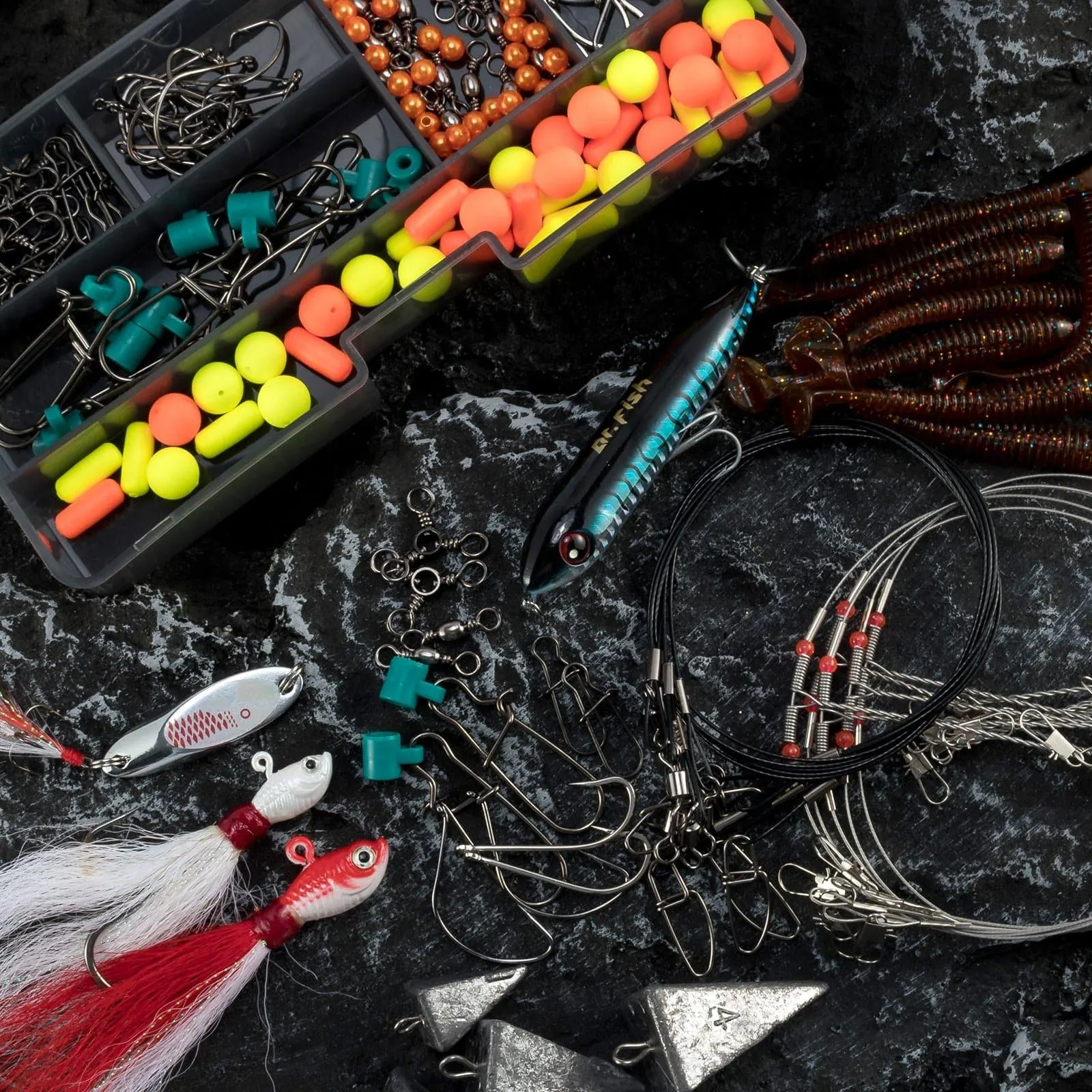 Dr.Fish 269pcs Surf Fishing Tackles Kit