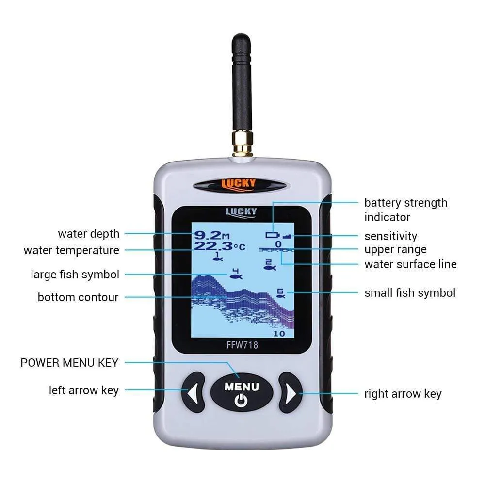 Fish Finder Portable Depth Sonar GPS