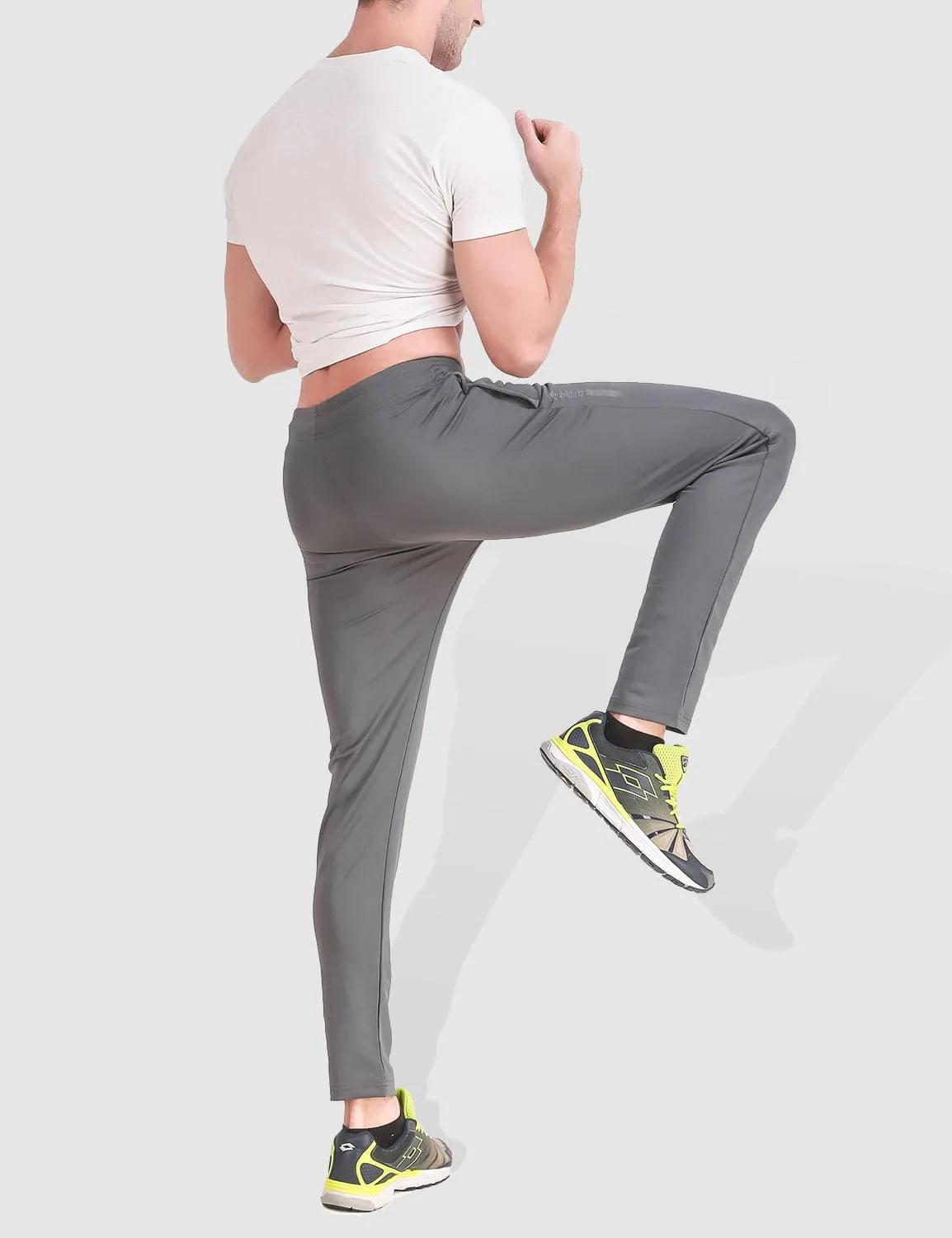 Fitinc Slim Fit Grey Trackpant for Workout