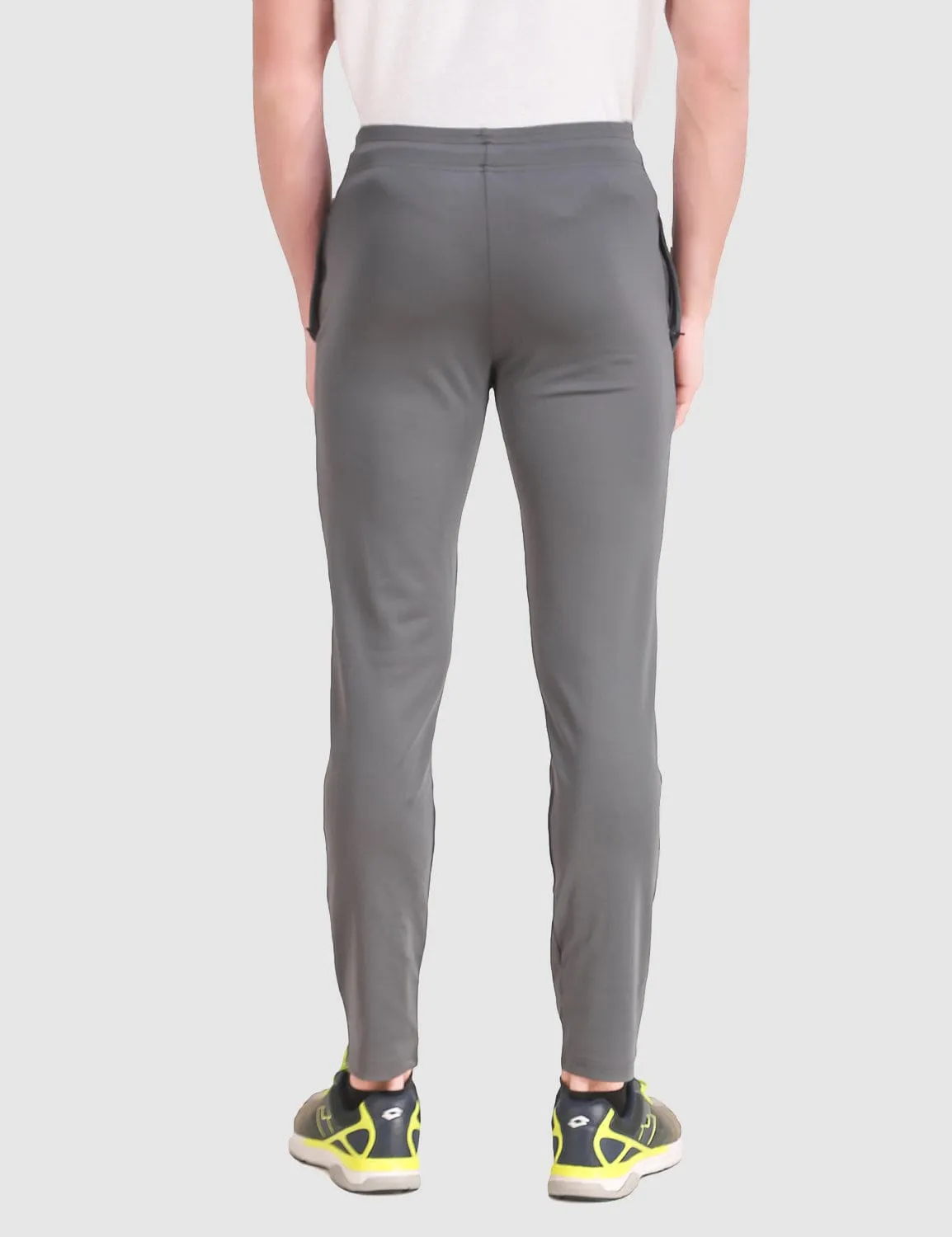 Fitinc Slim Fit Grey Trackpant for Workout