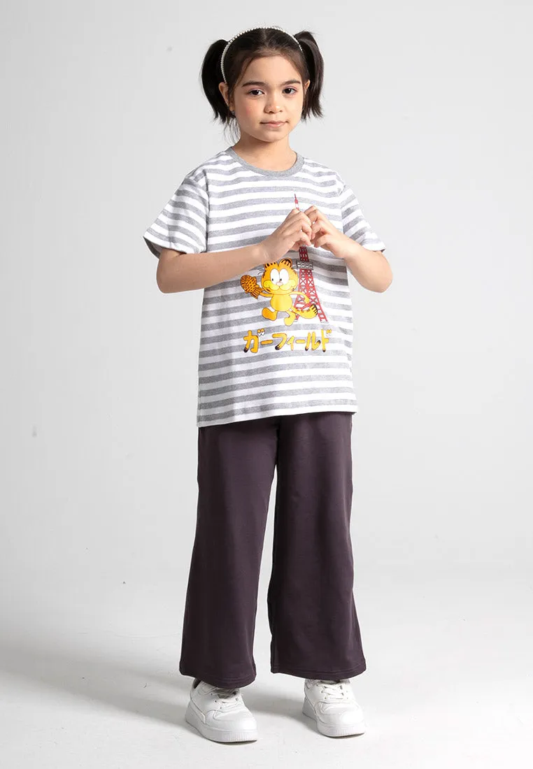 Forest Kids Girl Stretchable Soft Microbire Casual Palazzo Wide Leg Pants l Seluar Panjang Budak Perempuan - FK810019