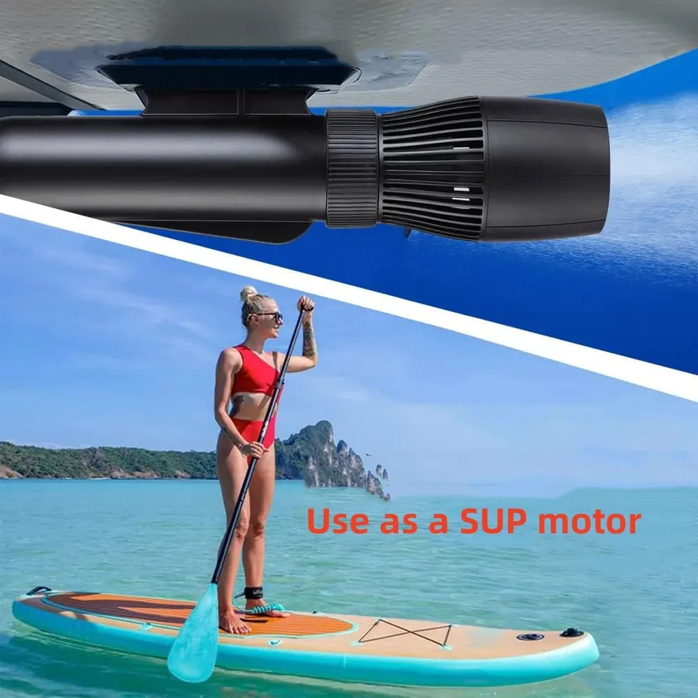 G camolech 5-2 Paddle Board Motor 500W Brushless Propeller 10000mAh Battery,Remote Control Thruster, Electric Surfboard for Kayak Fishing Boat Paddle Board Underwater