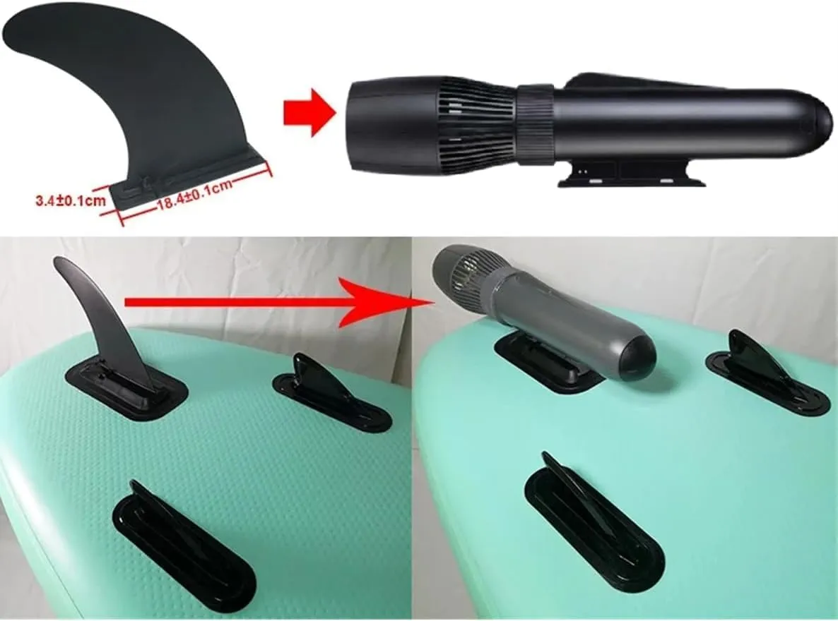 G camolech 5-2 Paddle Board Motor 500W Brushless Propeller 10000mAh Battery,Remote Control Thruster, Electric Surfboard for Kayak Fishing Boat Paddle Board Underwater