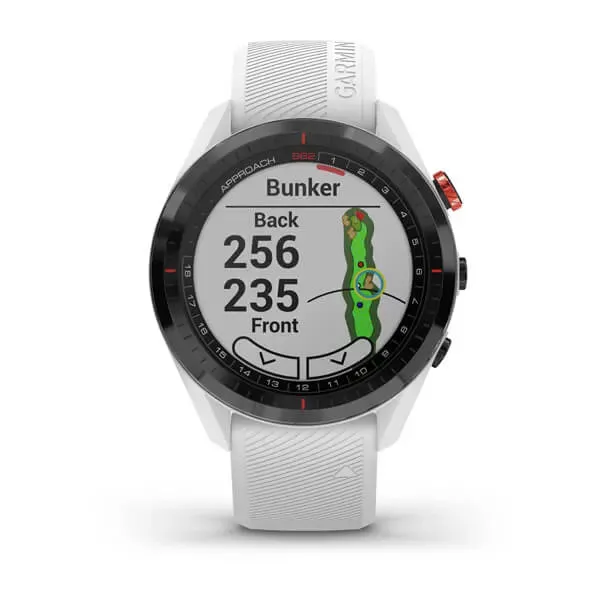 Garmin Approach S62, black with white band - 010-02200-01