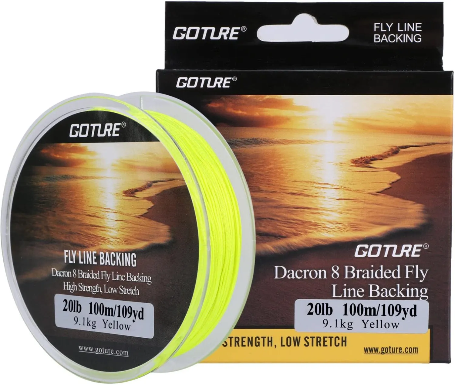 Goture Fly Line Fishing Line Weight Forward Floating Fly Line Double Micro Welded Loops