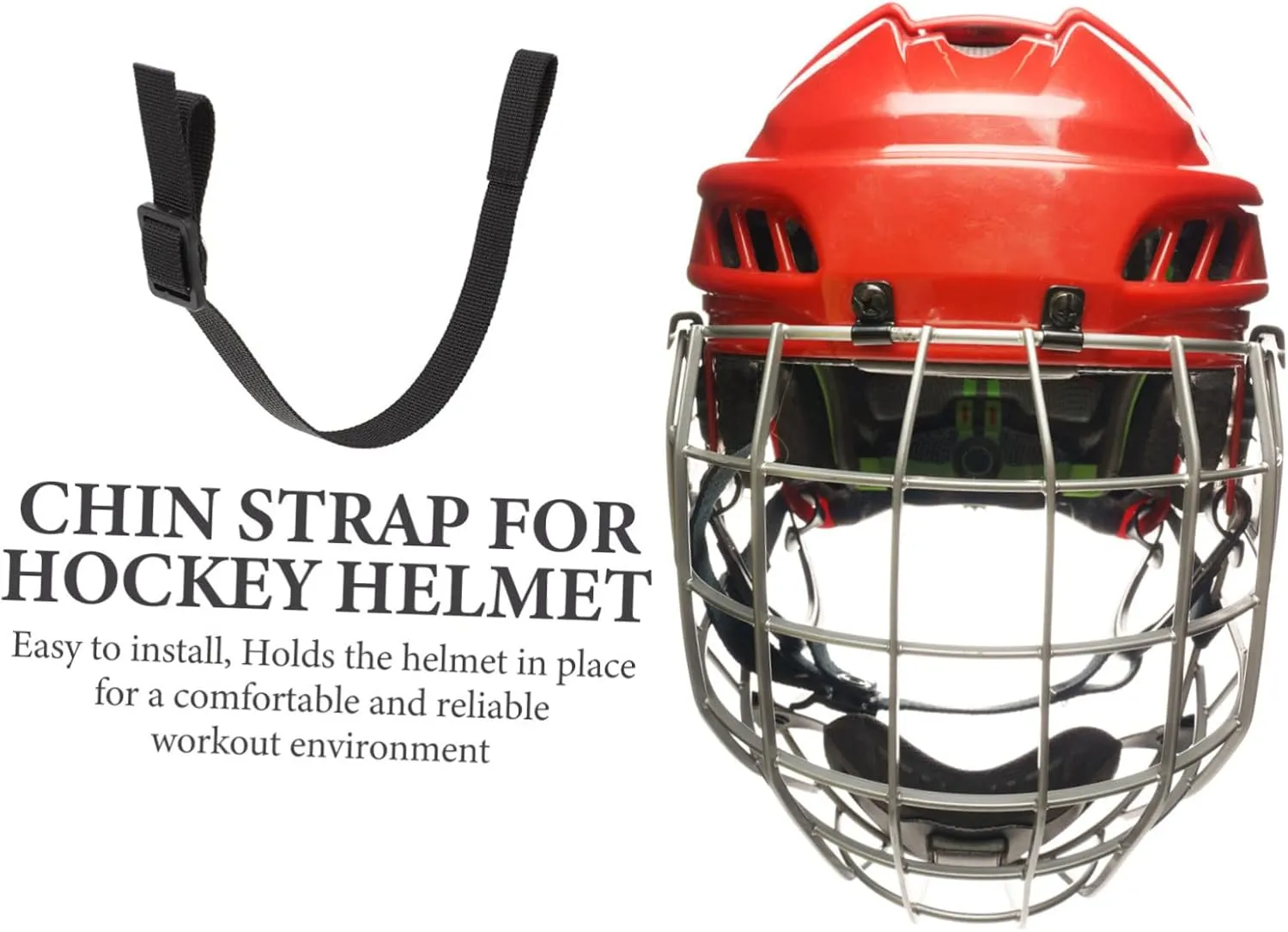 HANABASS 2 Sets Hockey Helmet Restraint Hockey Helmet Parts Exercise Accessories Helmet Chin Strap Hockey Chin