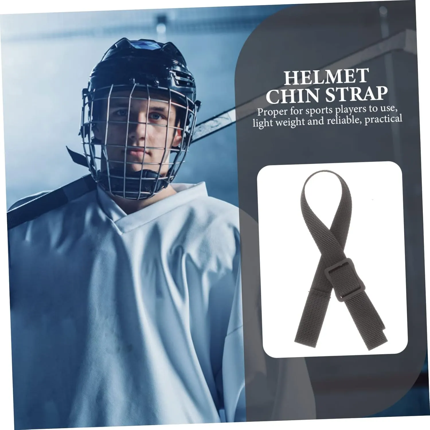 HANABASS 2 Sets Hockey Helmet Restraint Hockey Helmet Parts Exercise Accessories Helmet Chin Strap Hockey Chin
