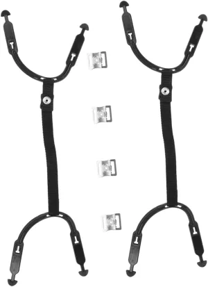 Happyyami Ice Hockey Helmet Chin Strap and r Clips 2pcs Replacement Kit for Chin and Ear Loops