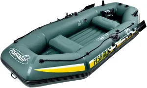 Inflatable Boat Rafting Inflatable Kayak Fishing Canoe 1-3 People Paddling Cushion Rotating Paddle PVC Environmental Protection Material