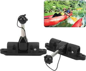 Kayak Paddle Holder, Kayak Oar Lock, PVC Kayak Boat Oar Lock, Universal Kayak Oar Lock, Accessories 360 Degree Rotating, for Canoes Rafts Dinghy Accessories