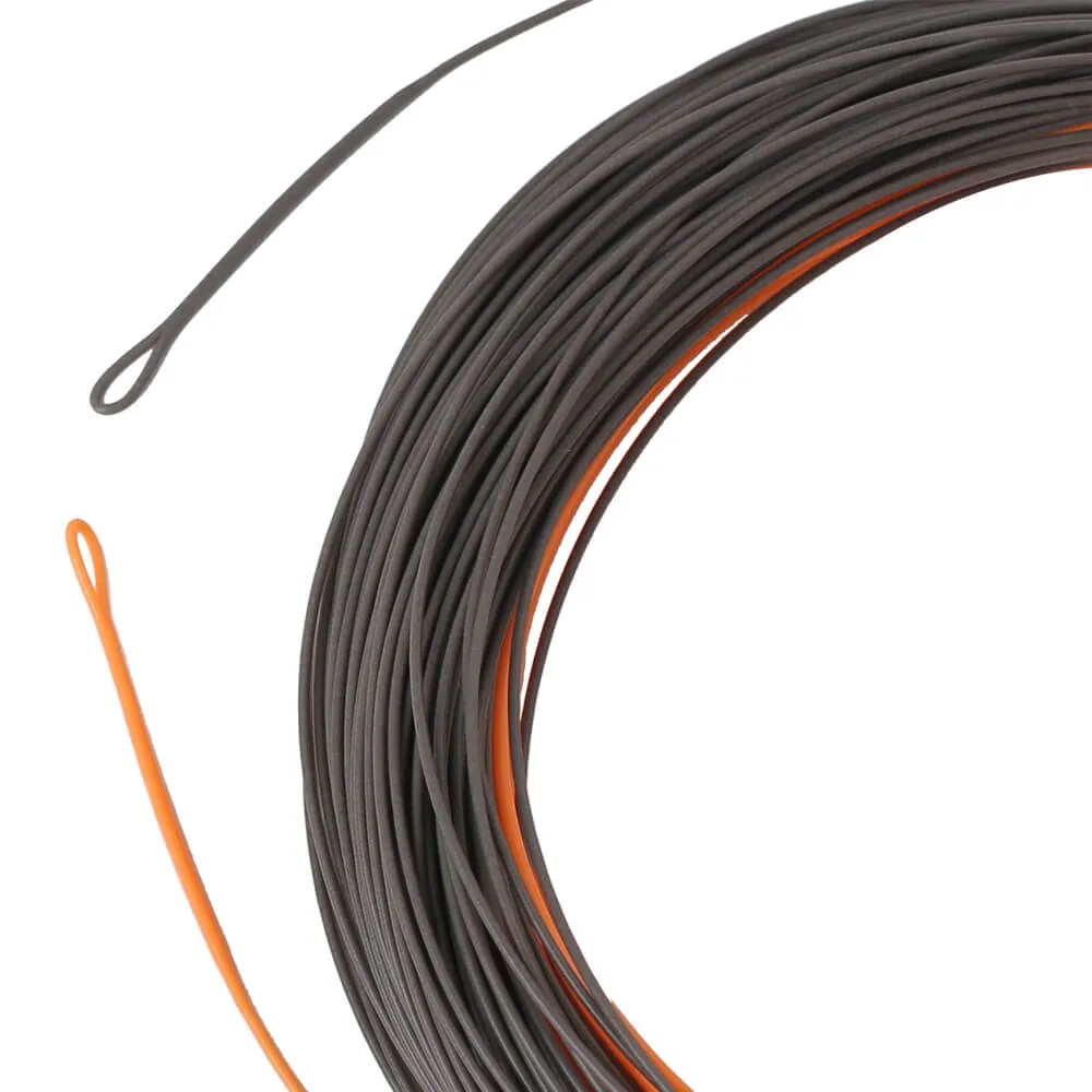 Kylebooker Gold Fly Line 100FT Weight Forward Floating 3 4 5 6 7 8WT Double Color 2 Welded Loops Fly Line