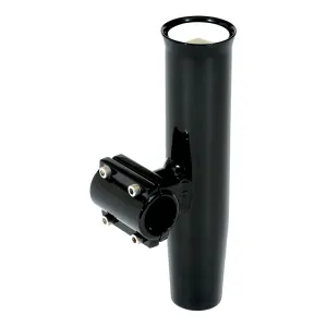 Lee's Clamp-On Rod Holder Horizontal Mount - Aluminum - Pipe Size #5 - 2.375" - 2-3/8" OD - Black