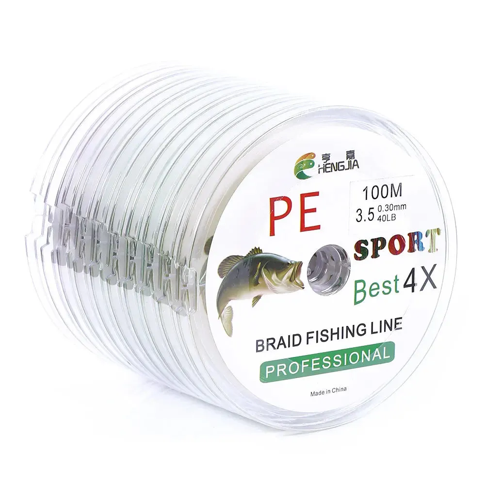 Lureswholesale®  2LB-80LbB 4 Strands PE Braided Fishing Line