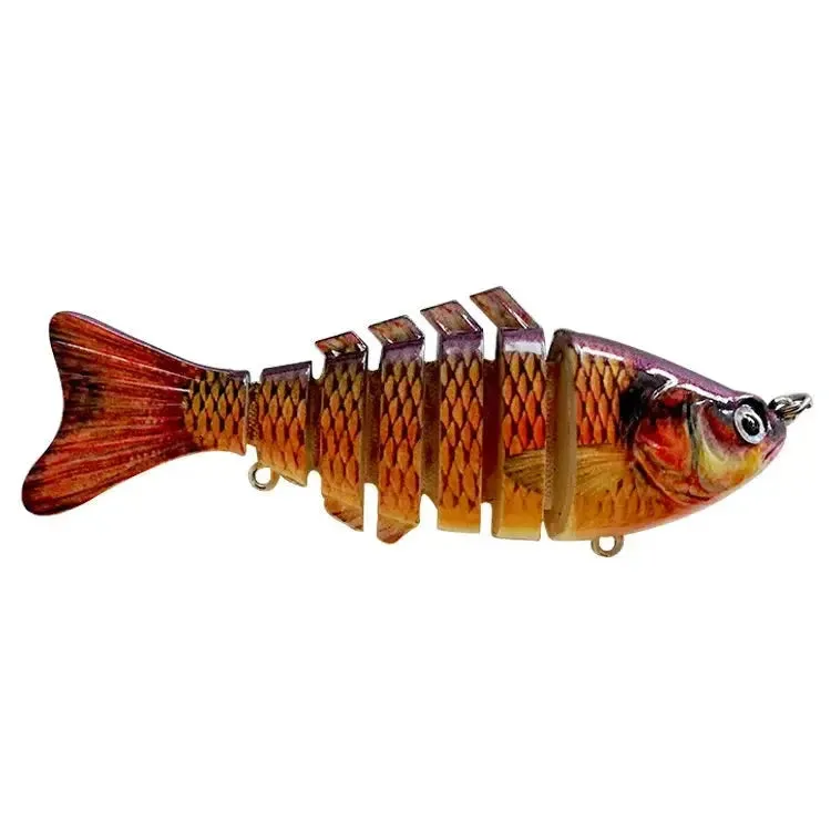 Lureswholesale® 4 inch 7 segment swimbait hard bait