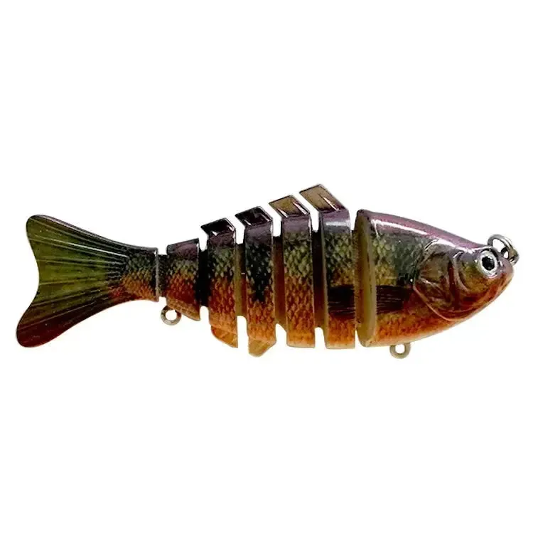 Lureswholesale® 4 inch 7 segment swimbait hard bait