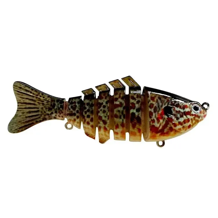 Lureswholesale® 4 inch 7 segment swimbait hard bait