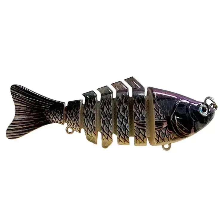 Lureswholesale® 4 inch 7 segment swimbait hard bait