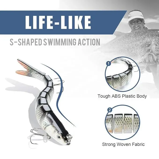 Lureswholesale® Plastic Fish Lure Set 3pcs