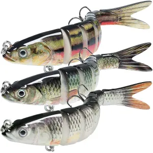 Lureswholesale® Plastic Fish Lure Set 3pcs