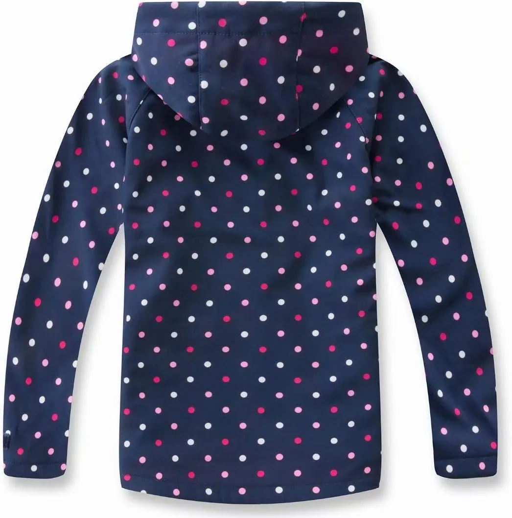 MGEOY Boys Girls Rain Jackets Lightweight Waterproof Hooded Raincoats Windbreakers for Kids 4-14Y