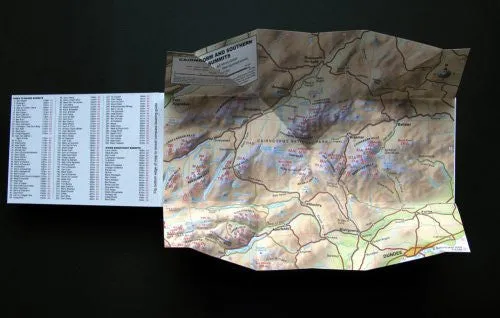 Munro Summit Identification Map – Cairngorms