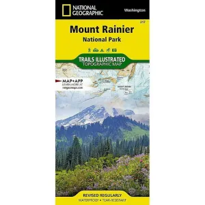 National Geographic Trails Illustrated Mount Rainier National Park Map