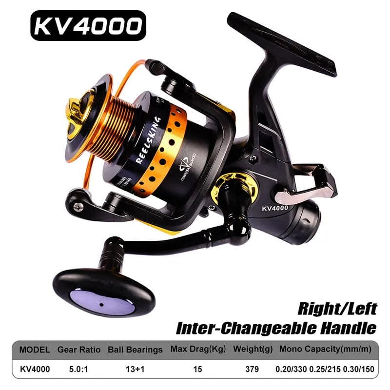 Pesca Strong Drag Fishing Spinning Reel