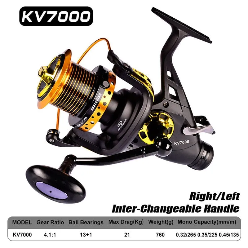 Pesca Strong Drag Fishing Spinning Reel