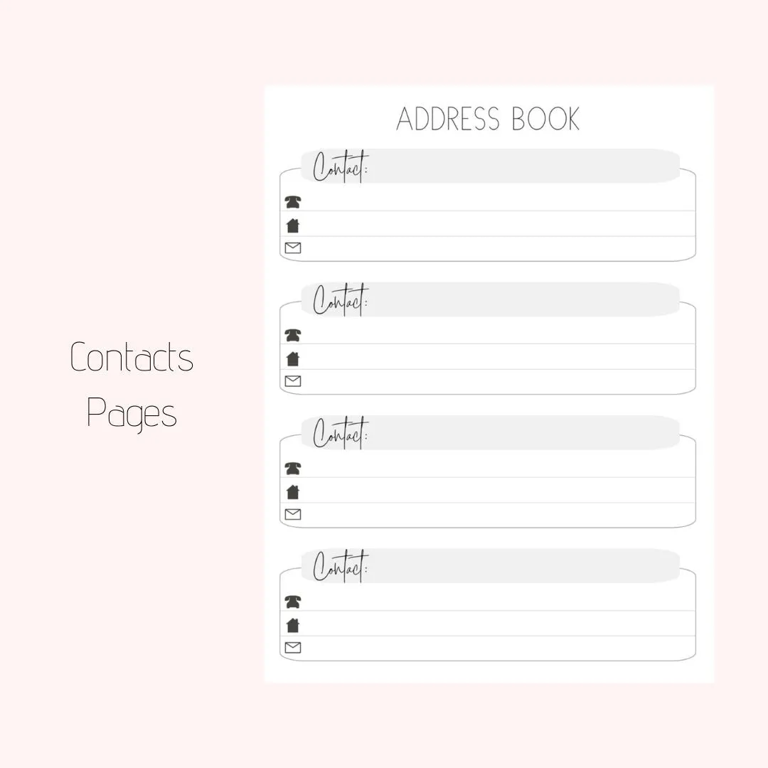 Sky | All-In-One Planner (Daily, Weekly & Monthly)