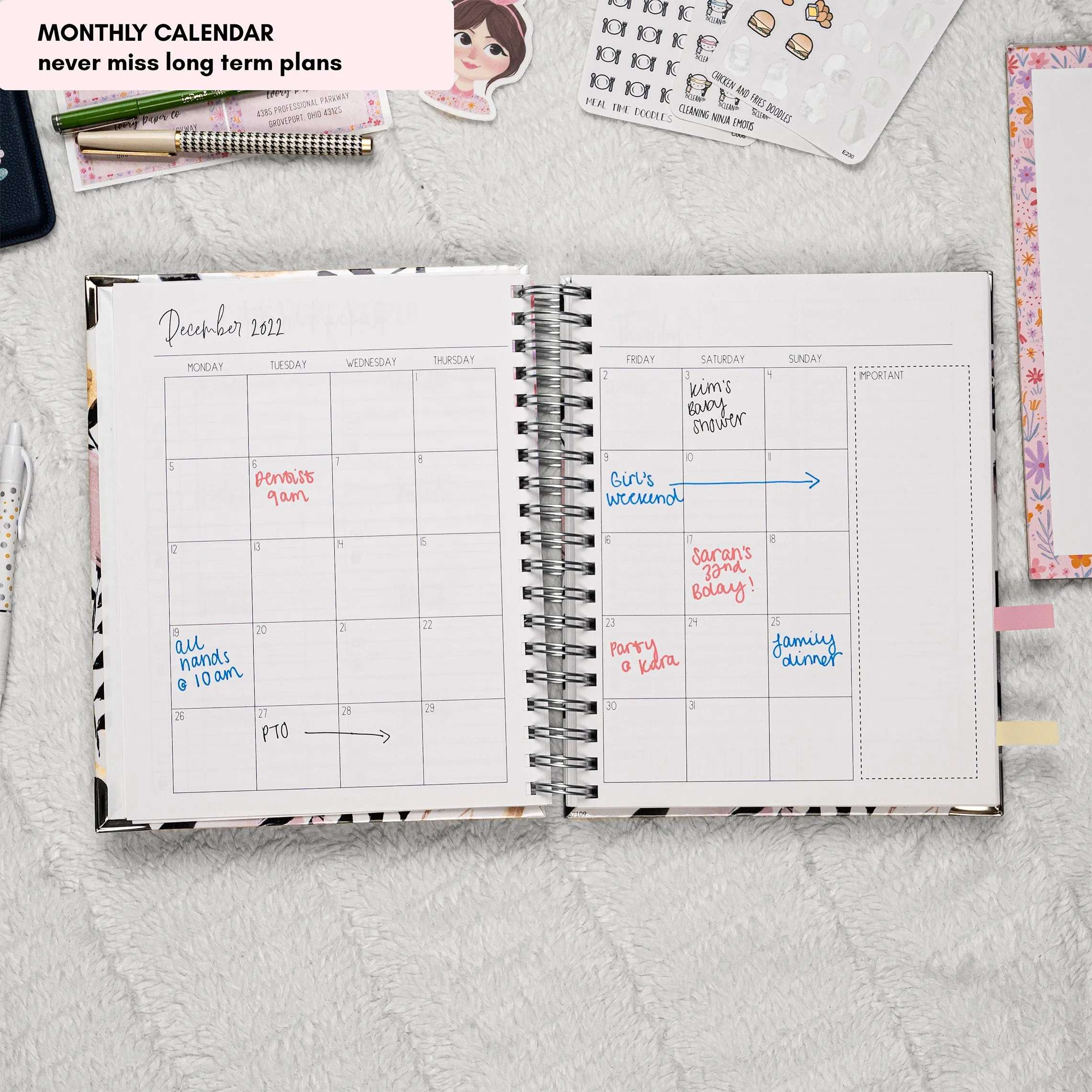 Sky | All-In-One Planner (Daily, Weekly & Monthly)