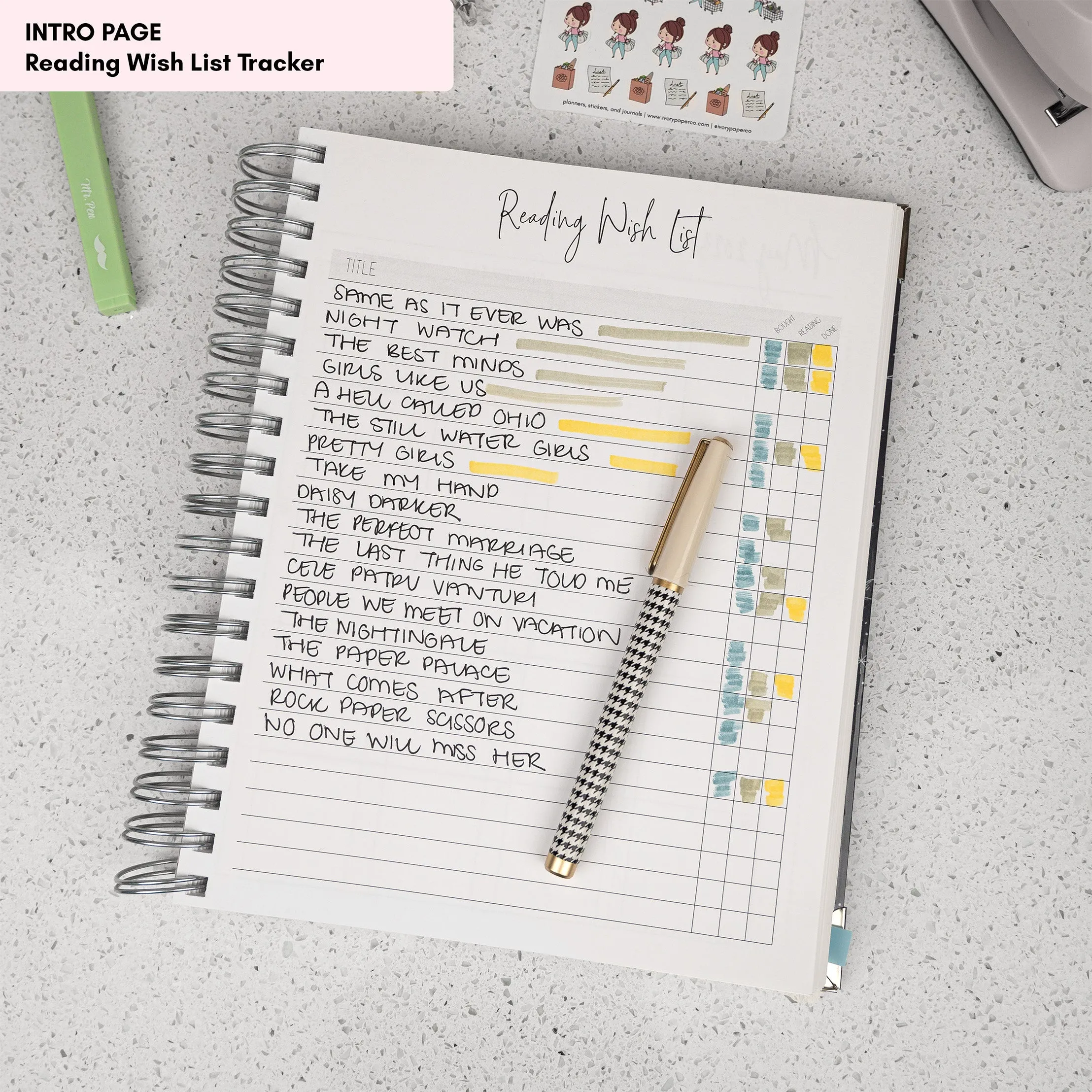 Sky | All-In-One Planner (Daily, Weekly & Monthly)