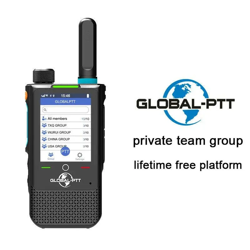 Smartphone android global-ptt MXpro walkie talkie radio mobile Cell phone zello long range Portable poc touch screen wifi GPS