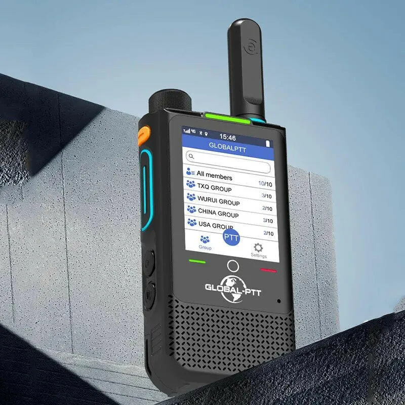 Smartphone android global-ptt MXpro walkie talkie radio mobile Cell phone zello long range Portable poc touch screen wifi GPS