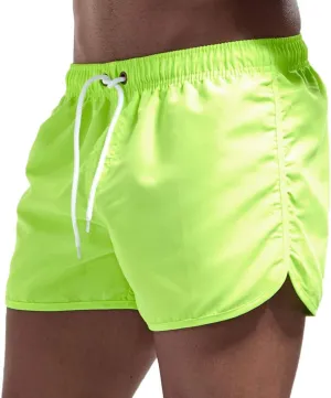 Tan Thru Swimwear Men Spring Surfing and Summer Splicing Swimming and Men's Men's Board Shorts Swim Trunks