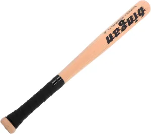 VANZACK Wooden Baseball Bat Lightweight Solid Wood Sports Bat for Training Practice and Outdoor Games One Design Suitable for Youth and Adults