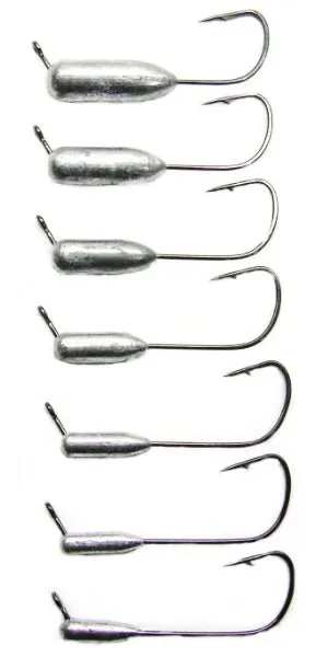 Venom Tube Jig Heads 3/0 60º BLK NICKLE HK