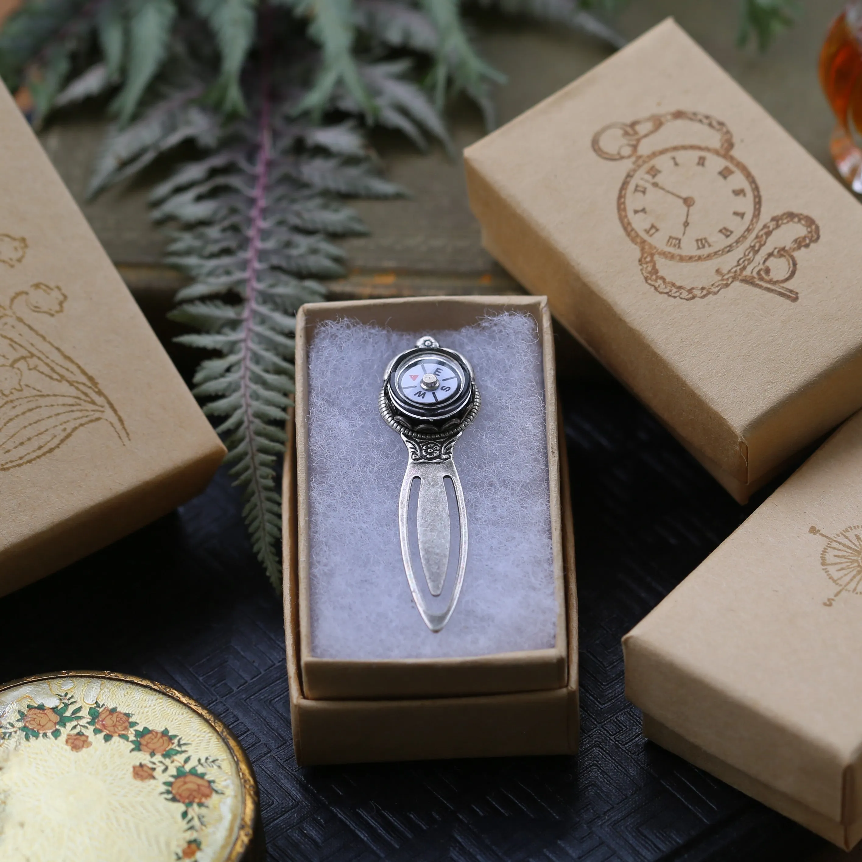 Vintage Working Compass Bookmarks
